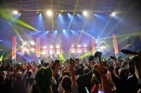 Negicco「love my 15years at 朱鷺メッセ」の様子。