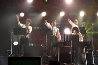 盛り上がるネギホーンズ。