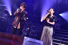 左からDAIGO、倉木麻衣。（Photo by MASA）