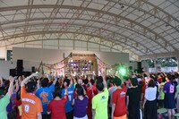 ときめき▽宣伝部「ときめき▽夏のびっちょり祭り2018 in 東武動物公園」の様子。