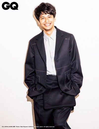 「GQ JAPAN」9月号より、森崎ウィン（PrizmaX）。