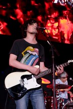 「2018 Comic-Con International」の野外ライブに出演するthe pillows。