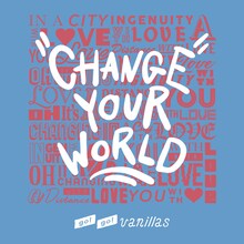 go!go!vanillas「チェンジユアワールド」配信ジャケット