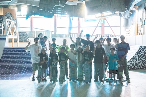 TOTALFAT「Seeds of Awakening」ミュージックビデオ撮影時の様子。