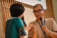 「変なところにソフトクリームが付いたり」とおっちょこちょいなところが似ているABズ。