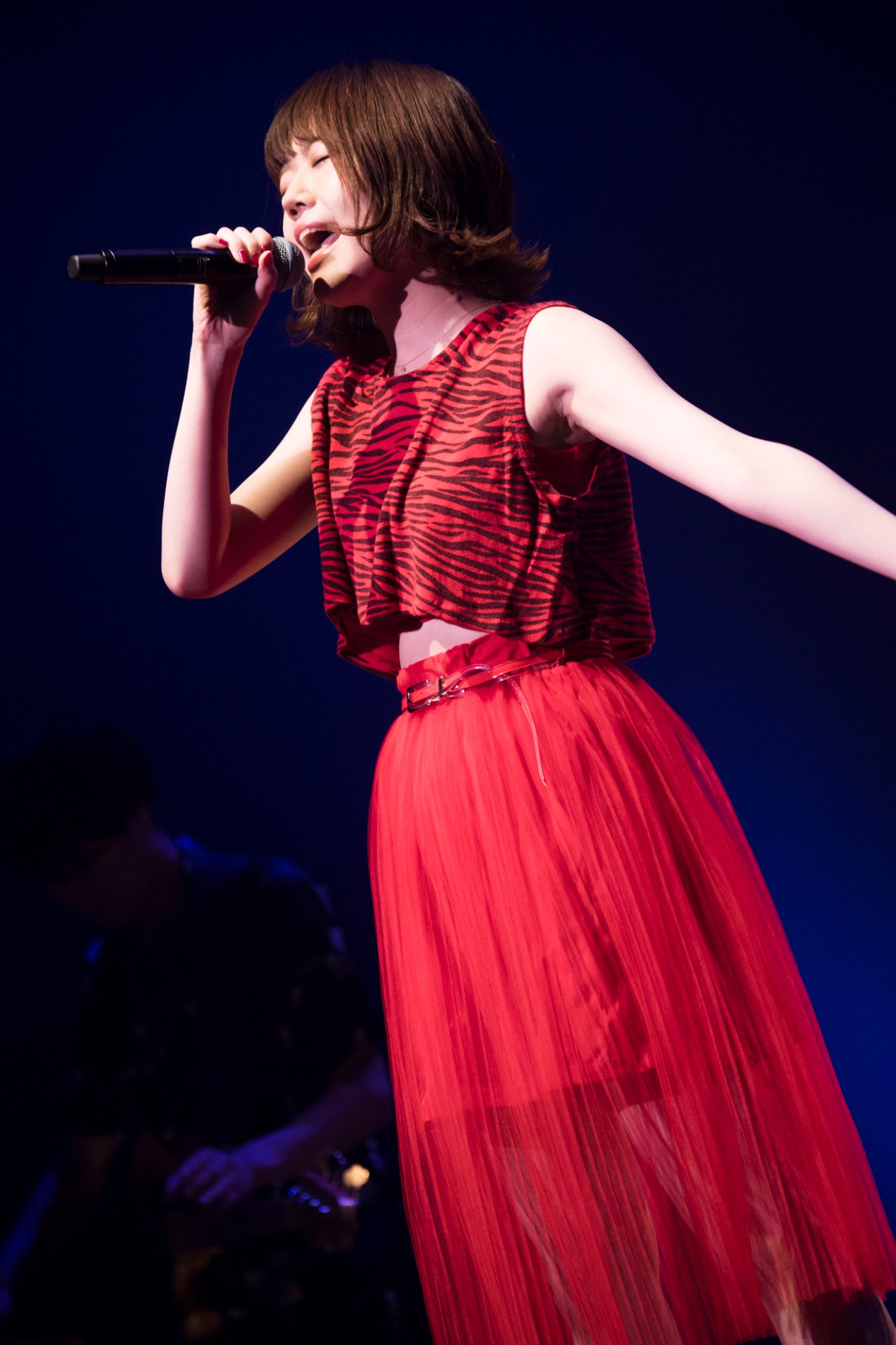 池田智子（Vo）（撮影：田中聖太郎）