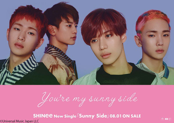 SHINee「Sunny Side」ポスター (c)Universal Music Japan LLC