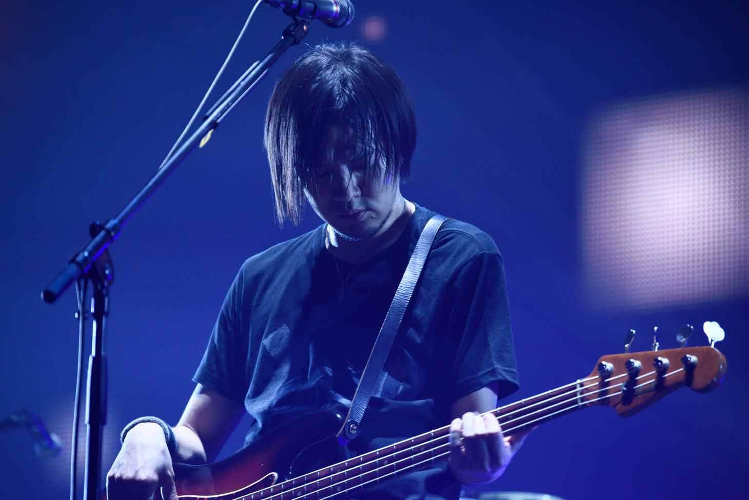 小島和也（B, Cho）（撮影：佐藤祐介）