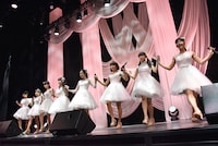 「ハコイリ▽ムスメ1stコンサート カバー公演 ～青春の音符たち～」の様子。