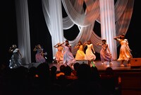 「ハコイリ▽ムスメ1stコンサート オリジナル公演～私たちの宝バコ～」の様子。