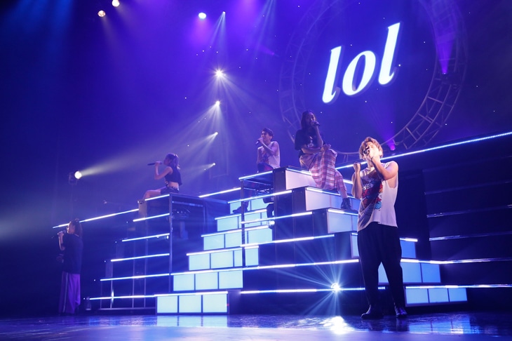lol「live tour 2018 -scream-」東京・Zepp DiverCity TOKYO公演の様子。