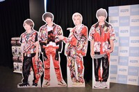 ファイヤードラゴンの等身大パネル。