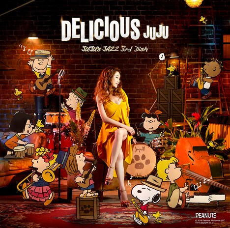JUJU「DELICIOUS ～JUJU's JAZZ 3rd Dish～」ジャケット (c)2018 Peanuts Worldwide LLC