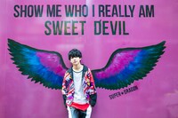 翼を授かった洸希。（撮影：笹森健一）