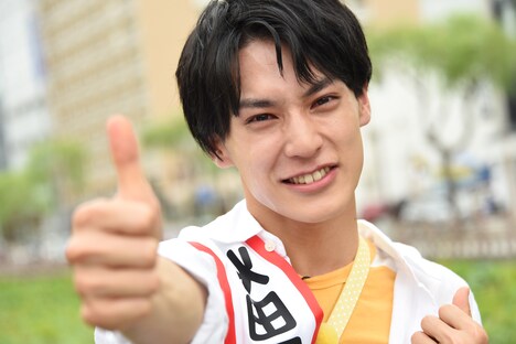 撮影を終えたあとも涙が止まらなかったユースケ。