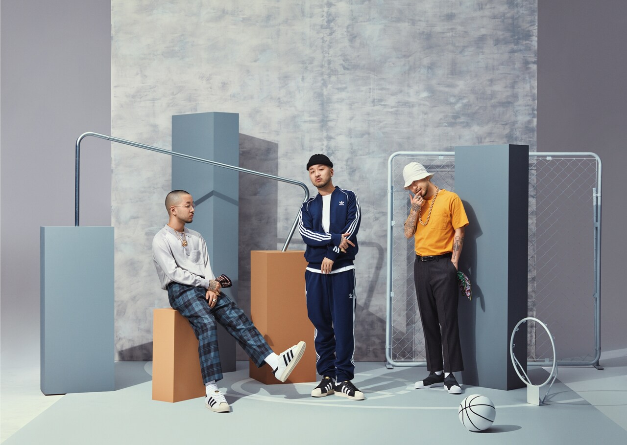 5lackがadidas「SUPERSTAR」の着用モデル担当、書き下ろし曲提供