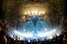 「GRANRODEO LIVE 2017 G12 ROCK☆SHOW 道化達ノ宴」の様子。