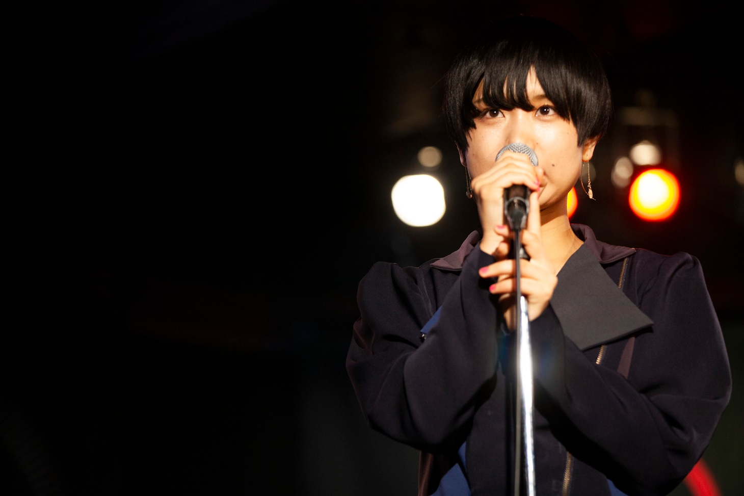 新体制BiS1stのキャプテンを務めるゴ・ジーラ。（撮影：sotobayashi kenta）