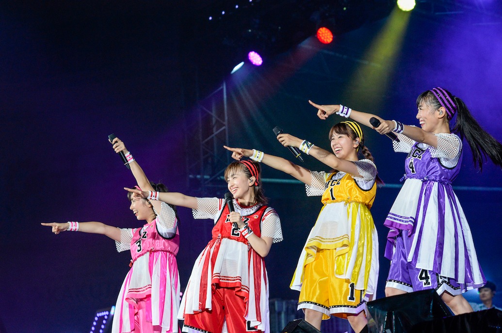 ももいろクローバーZ「MomocloMania2018 -Road to 2020-」8月5日公演の様子。（Photo by HAJIME KAMIIISAKA＋Z）