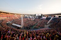 ももいろクローバーZ「MomocloMania2018 -Road to 2020-」8月5日公演の様子。（Photo by HAJIME KAMIIISAKA＋Z）