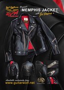 ルイスレザーズのギターウルフモデル「MEMPHIS JKT」。