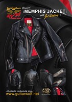 ルイスレザーズのギターウルフモデル「MEMPHIS JKT」。