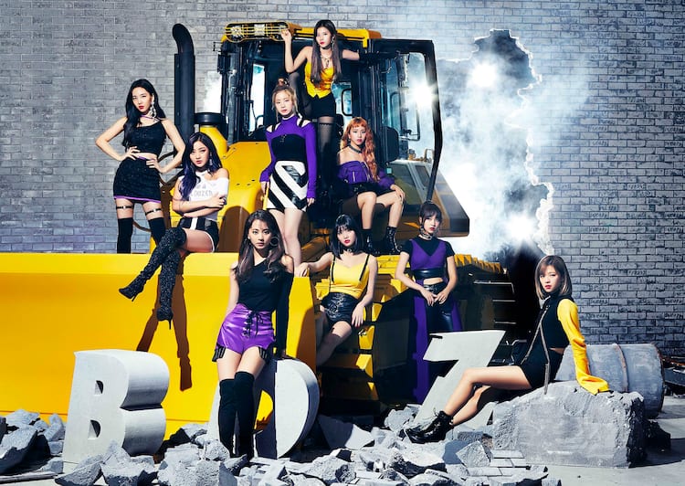 TWICE、パワフルな「BDZ」ジャケット＆全収録曲公開 - 音楽ナタリー