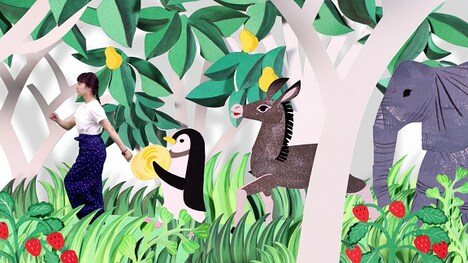 坂口有望「fruits」ミュージックビデオのワンシーン。