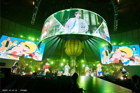 「YUZU ARENA TOUR 2018 BIG YELL II～Great Voyage～」神奈川・横浜アリーナ公演の様子。（撮影：太田好治）