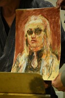 レイザーラモンRGの似顔絵。