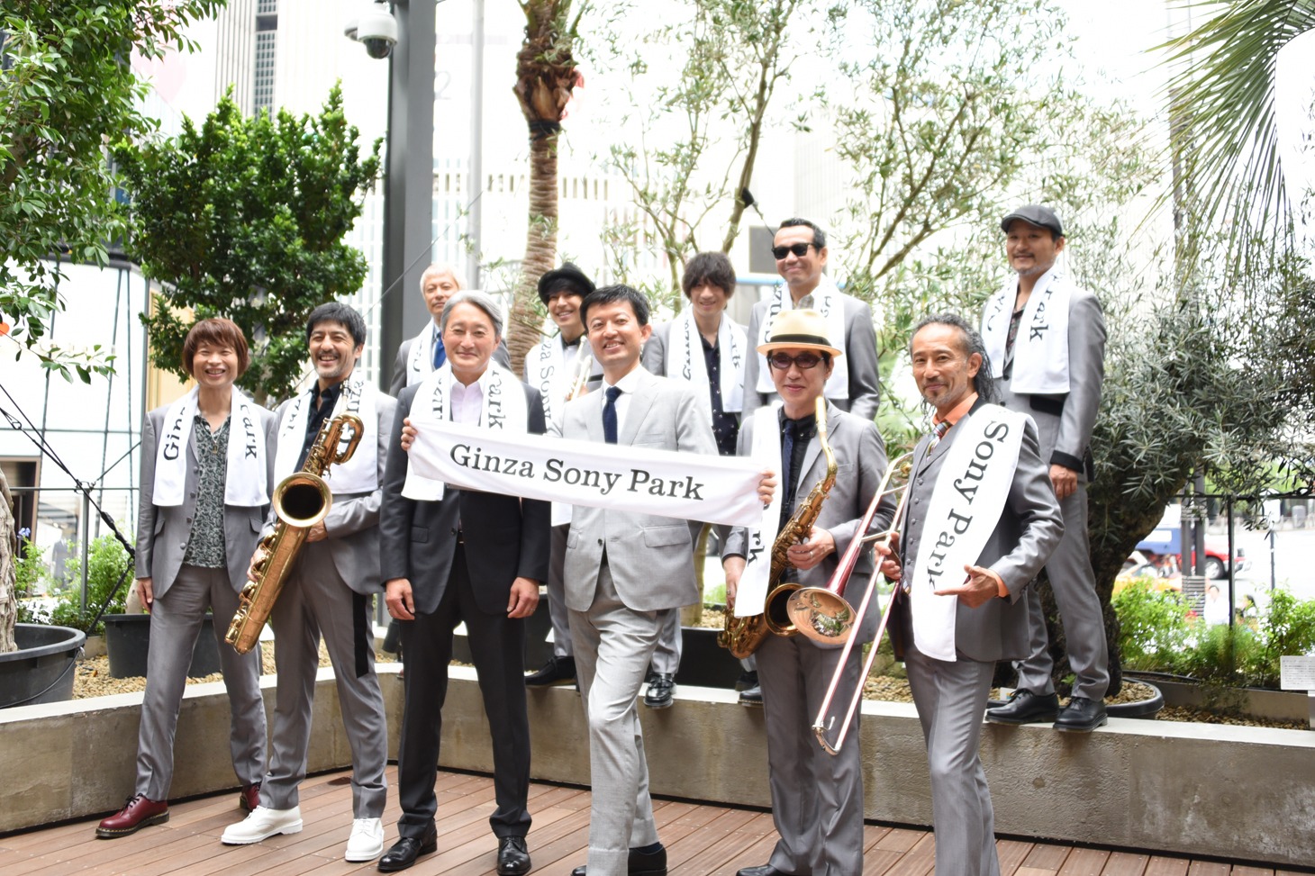 「Ginza Sony Park」オープニングイベントの様子。
