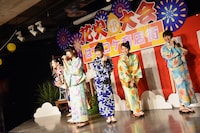 はちみつロケット「花火と漫画とチョコと雨」リリース記念イベントの様子。