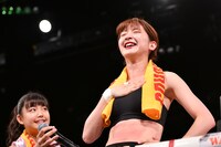 決勝へと進み、ホッと胸をなで下ろす森咲樹。