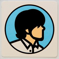 カフェコムサでプレゼントされる特製限定コースターのデザイン。