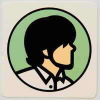 カフェコムサでプレゼントされる特製限定コースターのデザイン。