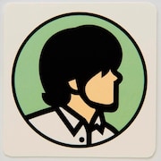 カフェコムサでプレゼントされる特製限定コースターのデザイン。