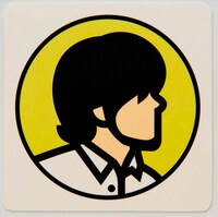 カフェコムサでプレゼントされる特製限定コースターのデザイン。