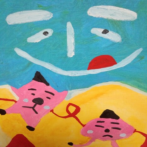 西中島きなこ+トリプルファイヤー吉田靖直「カップルPOPなペアルック」配信ジャケット