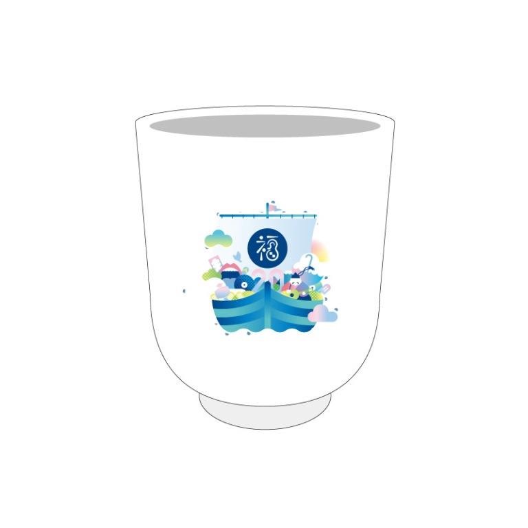 福耳湯のみ茶碗
