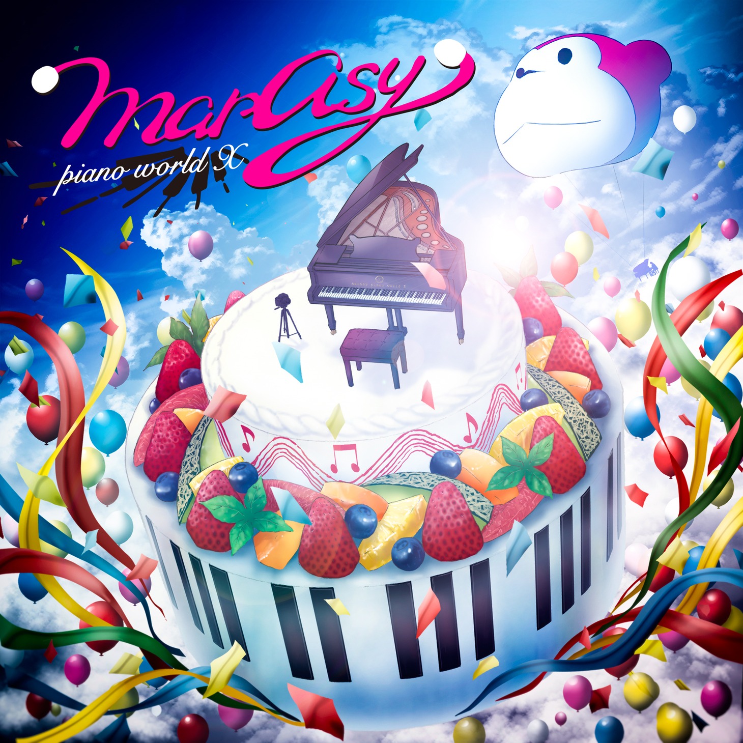 まらしぃ「まらしぃ marasy piano world X」ジャケット