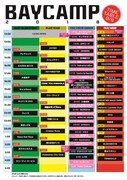 「BAYCAMP2018」タイムテーブル画像