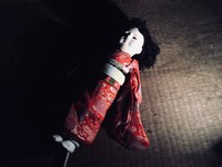 「怪談新耳袋Gメン冒険編」のワンシーン。