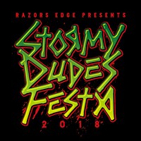 「RAZORS EDGE presents "STORMY DUDES FESTA 2018"」ロゴ