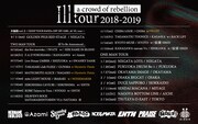 a crowd of rebellion「Ill tour 2018-2019」告知画像
