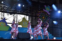 私立恵比寿中学「エビ中 夏のファミリー遠足 略してファミえん in 山中湖2018」の様子。