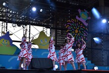 私立恵比寿中学「エビ中 夏のファミリー遠足 略してファミえん in 山中湖2018」の様子。