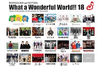 「MONGOL800 ga FESTIVAL What a Wonderful World!! 18」出演者