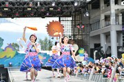 私立恵比寿中学「エビ中 夏のファミリー遠足 略してファミえん in 山中湖2018」の様子。