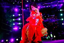 LiSA「LiVE is Smile Always～ASiA TOUR 2018～[eN]」台湾・新荘体育館公演の様子。（撮影：上飯坂一）