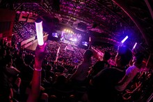 LiSA「LiVE is Smile Always～ASiA TOUR 2018～[eN]」台湾・新荘体育館公演の様子。（撮影：上飯坂一）